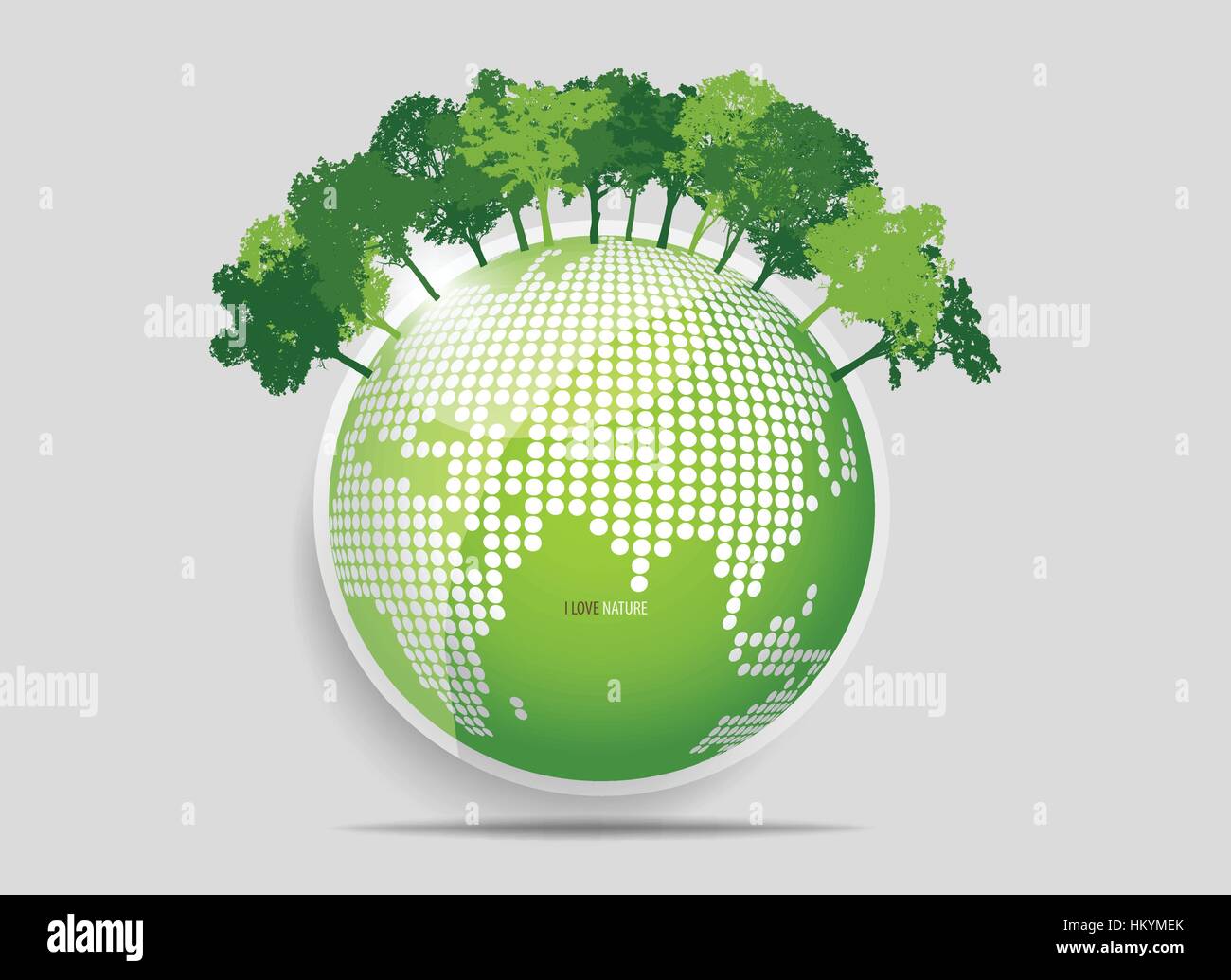 Green Eco Earth. Vector Illustration Stock Vector Image & Art - Alamy