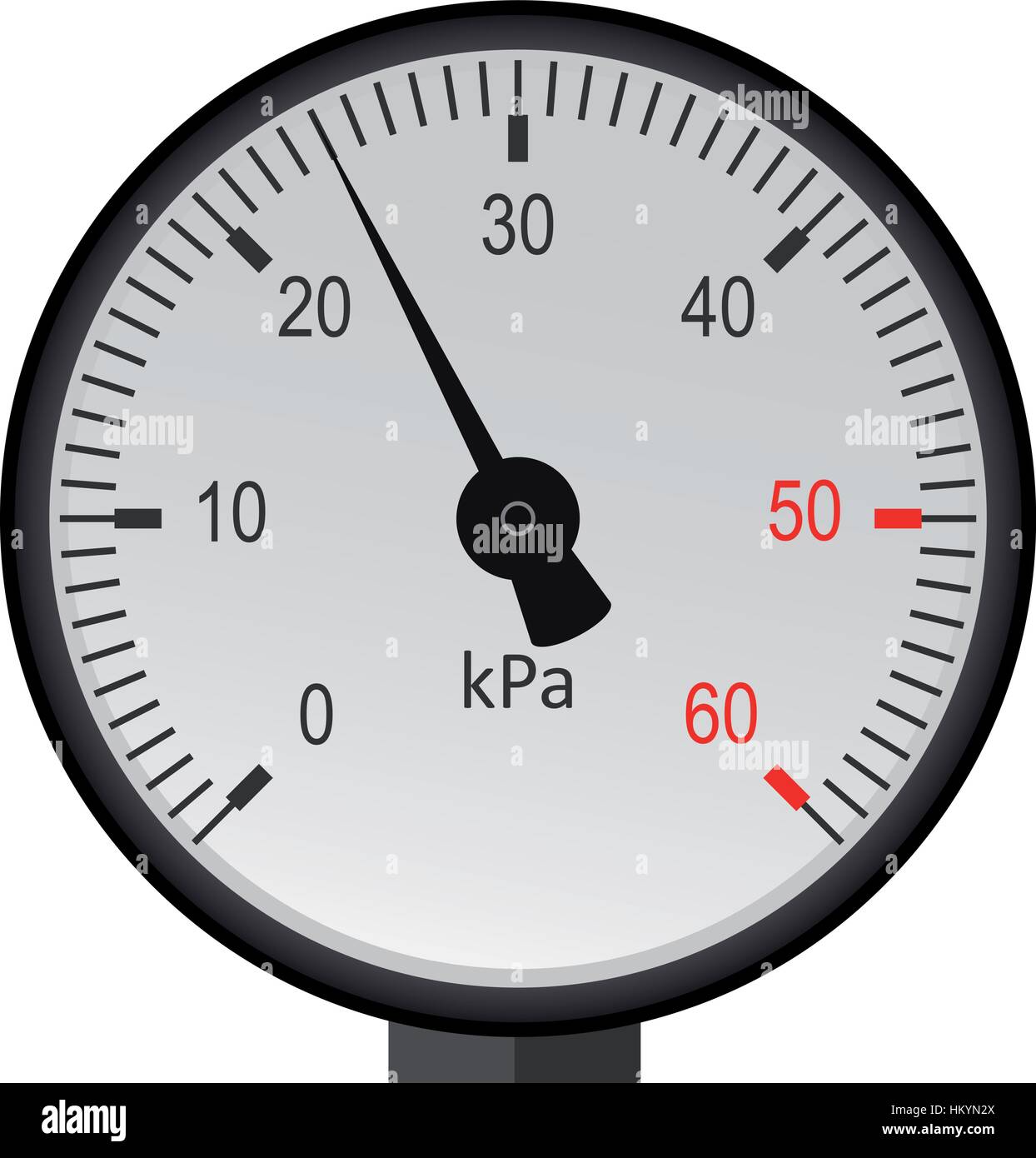 Manometer pressure, Industrial pressure gauge Stock Vector Image & Art