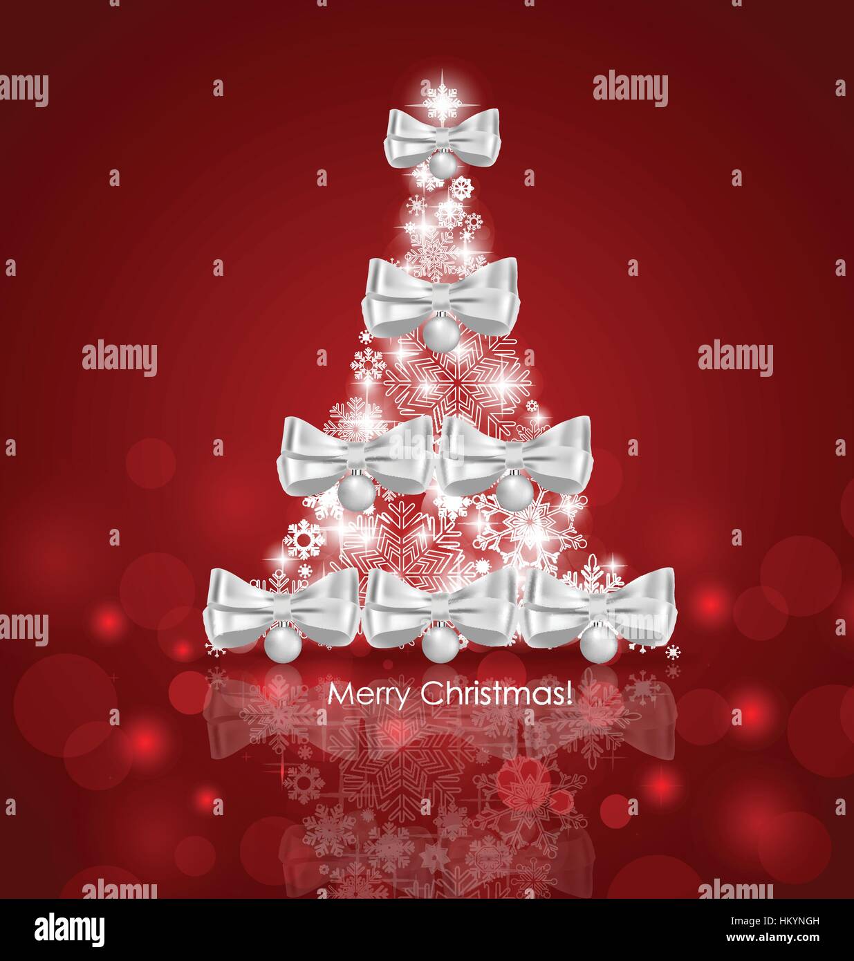 Christmas background with Christmas tree, vector illustration Stock ...