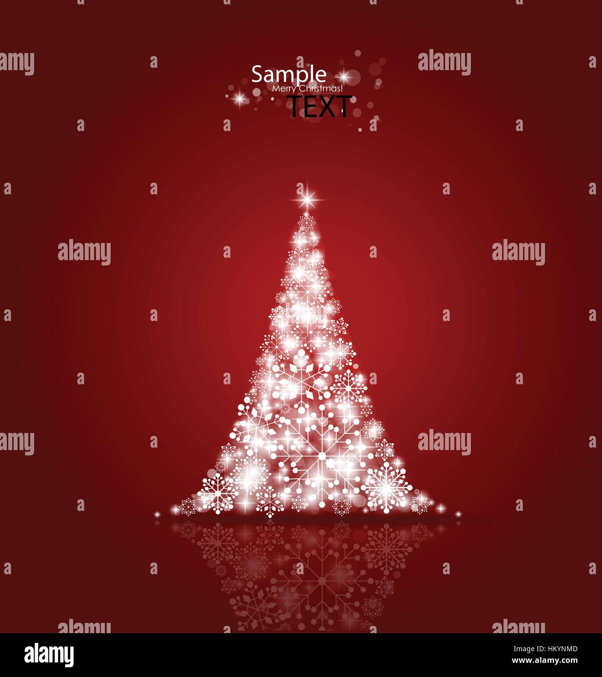 Christmas background with Christmas tree, vector illustration Stock ...