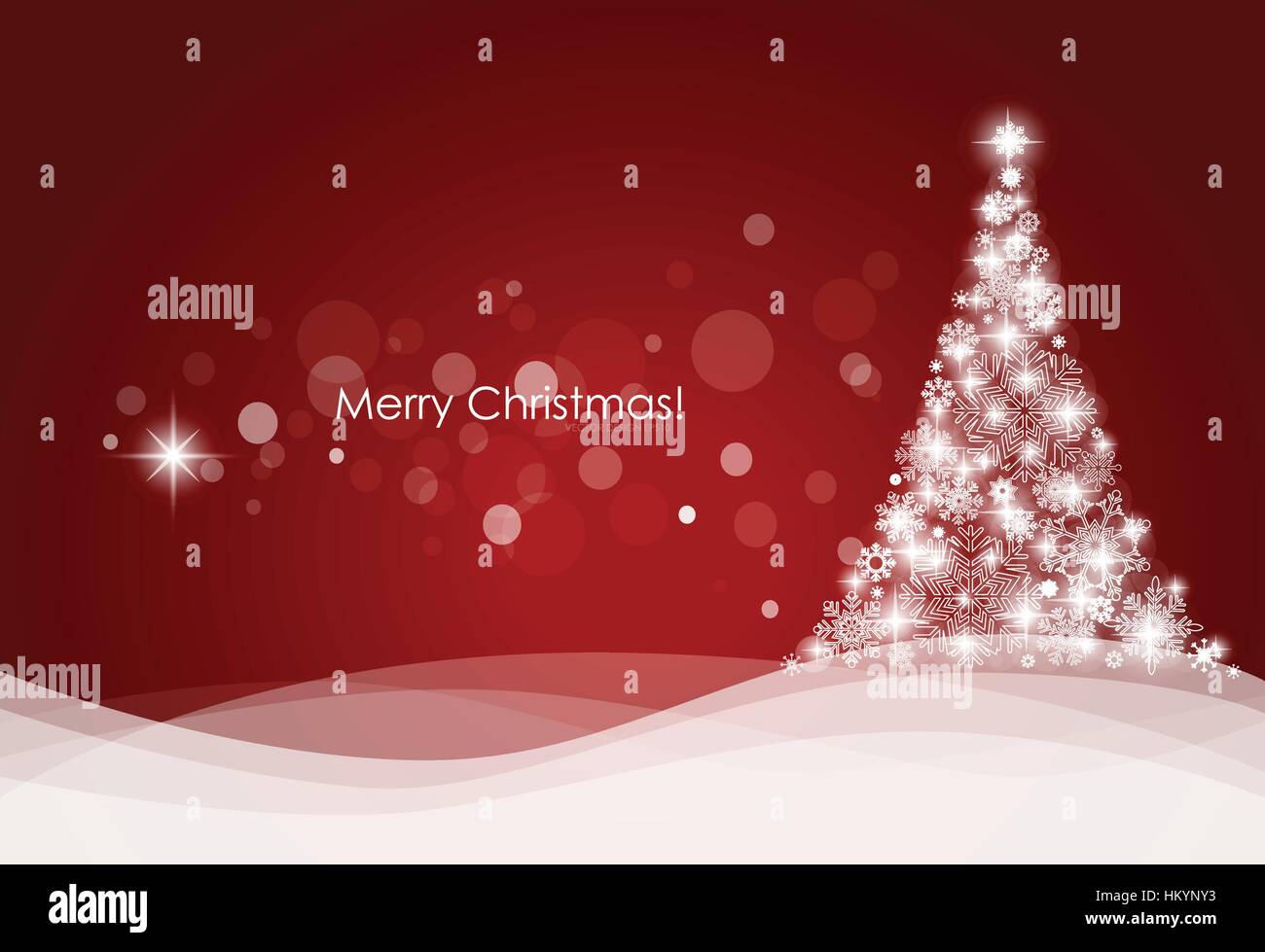 Christmas background with Christmas tree, vector illustration Stock ...