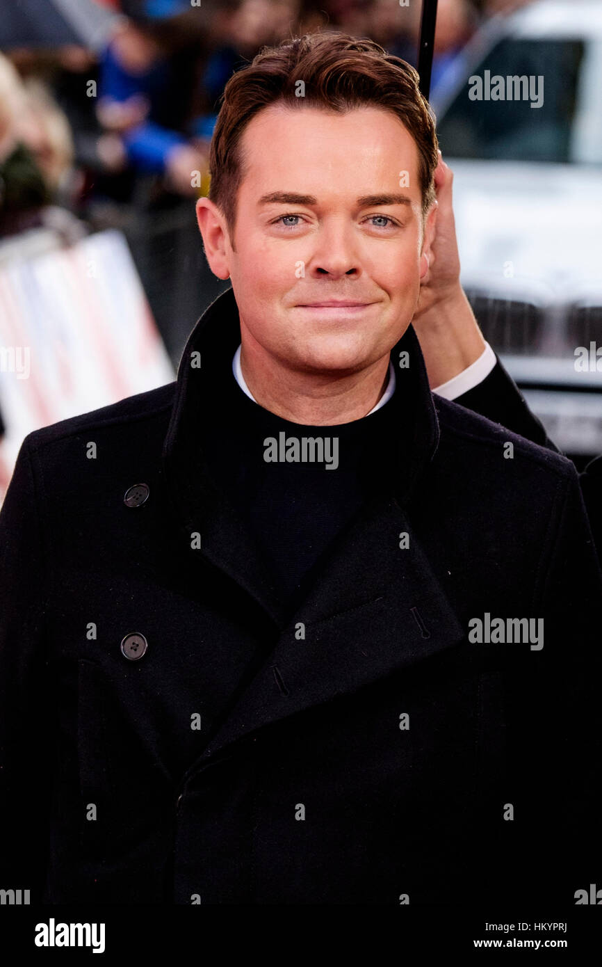 Stephen Mulhern attends the Red Carpet arrivals for Britain’s Got Talent on 29/01/2017 at The London Palladium, . Persons pictured: Stephen Mulhern. Stock Photo