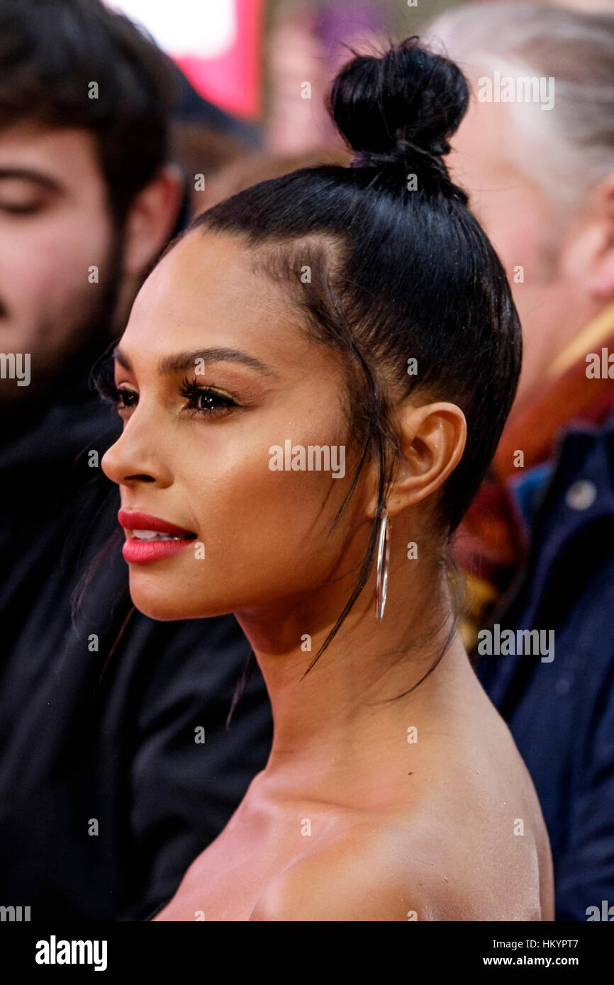The judges attends the Red Carpet arrivals for Britain’s Got Talent on  29/01/2017 at The London Palladium, . Persons pictured: Alesha Dixon. Stock Photo