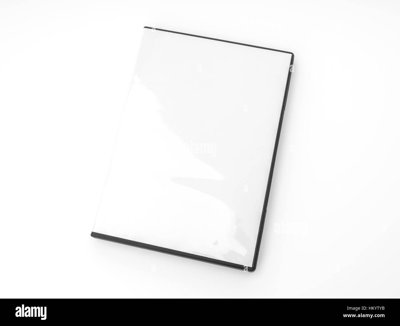 Blank compact disc with cover on white background Stock Photo - Alamy