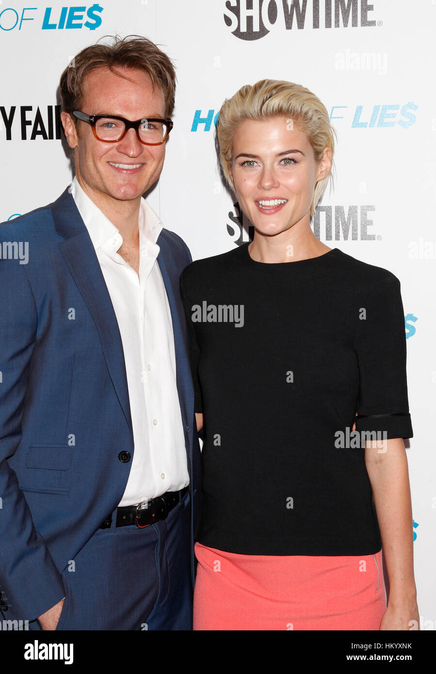 Josh Lawson and Rachael Taylor arrive at the Showtime Premiere Party