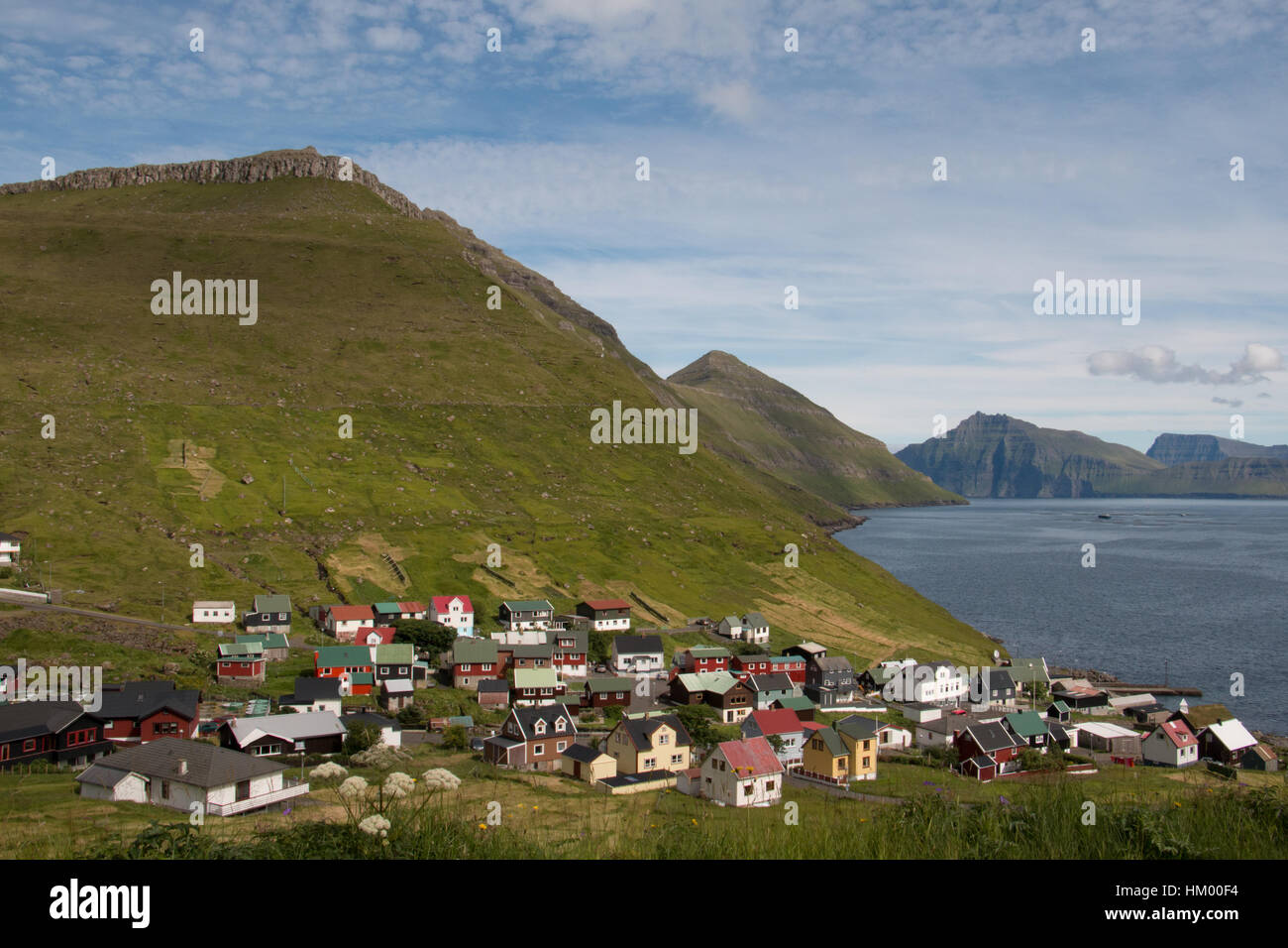 Village, Faroe Islands Stock Photo - Alamy