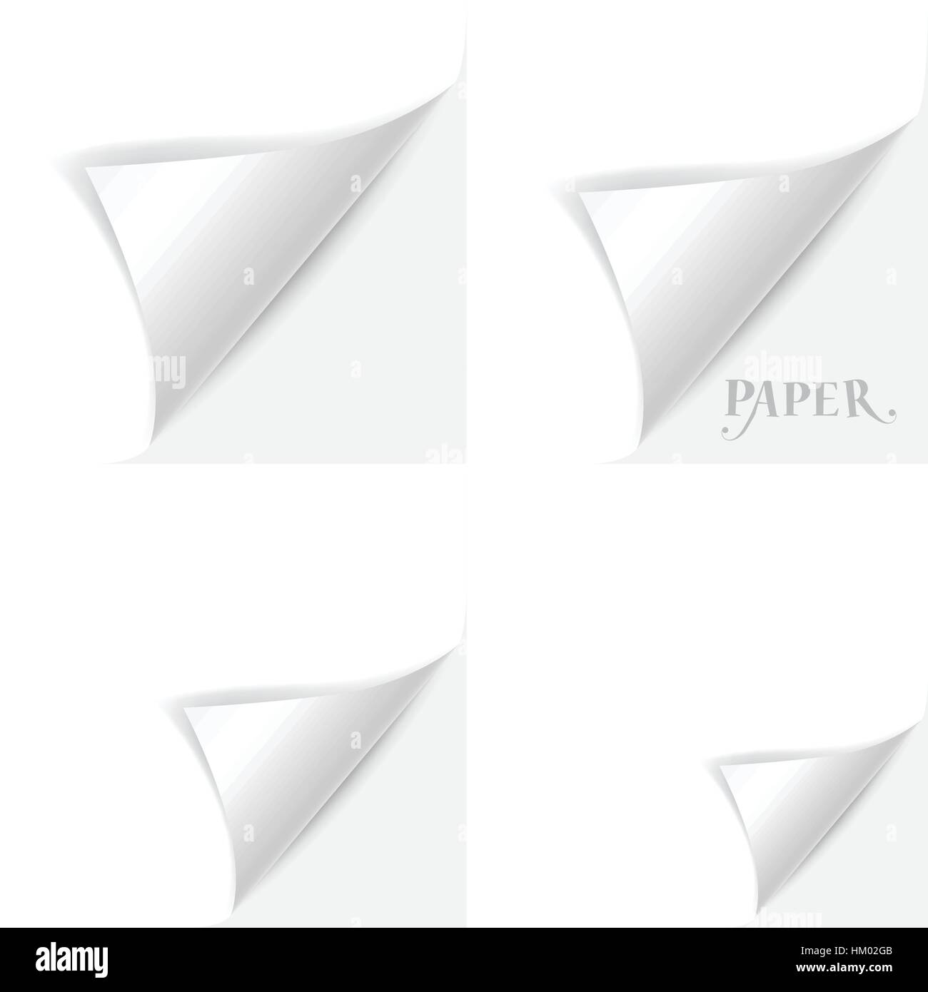 Paper Corner Folds. Vector illustration Stock Vector Image & Art Alamy