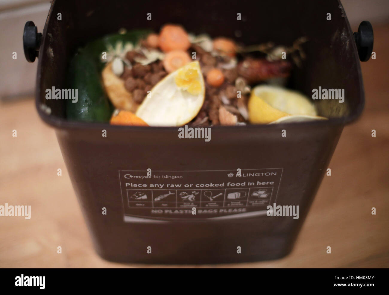 Food recycling bin issued hires stock photography and images Alamy