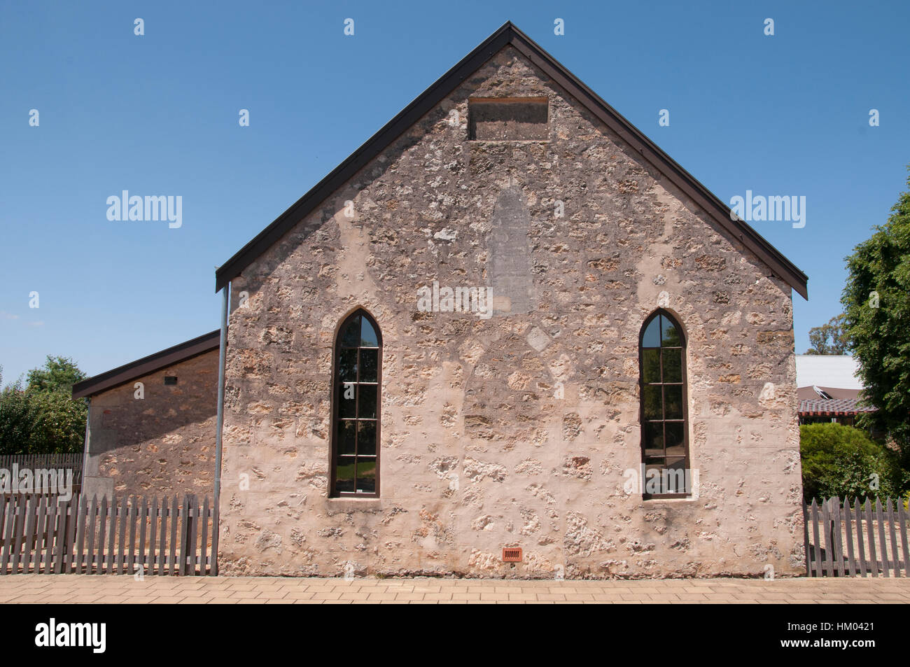 Mary MacKillop Schoolhouse at Penola, southeast South Australia. Now canonised, Mother Mary MacKillop has become the first Australian saint. Stock Photo