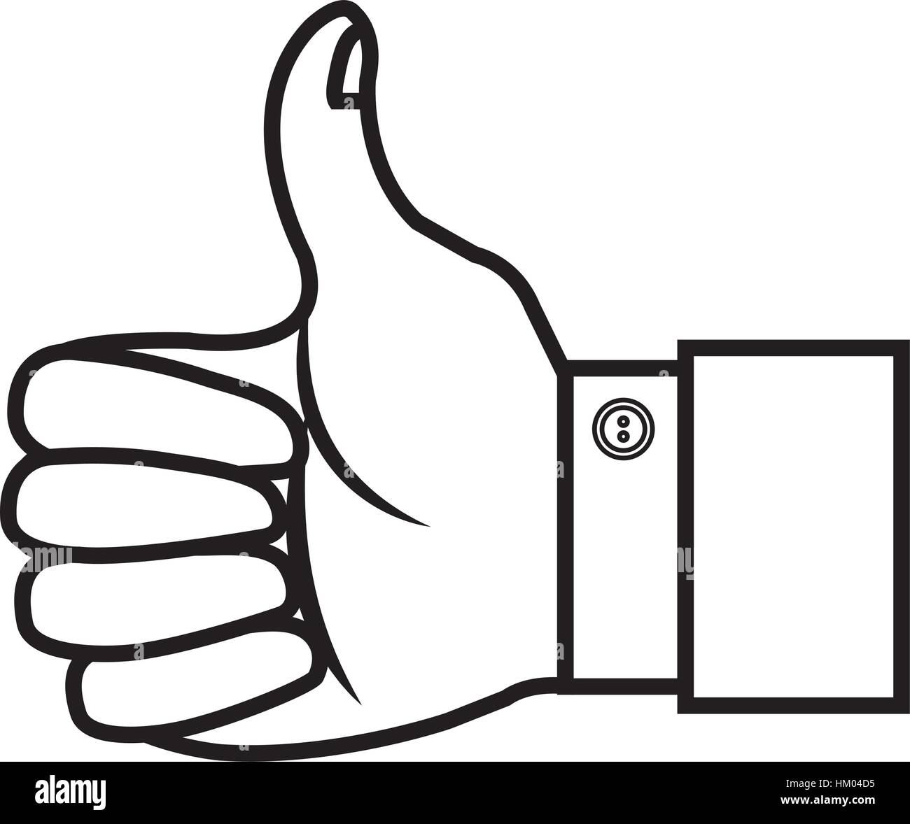 hand human like isolated icon vector illustration design Stock Vector ...