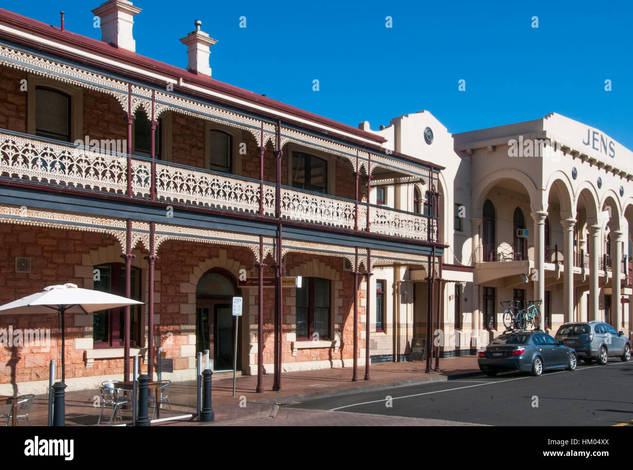 Historic Jens Hotel, Mt Gambier, South Australia Stock Photo