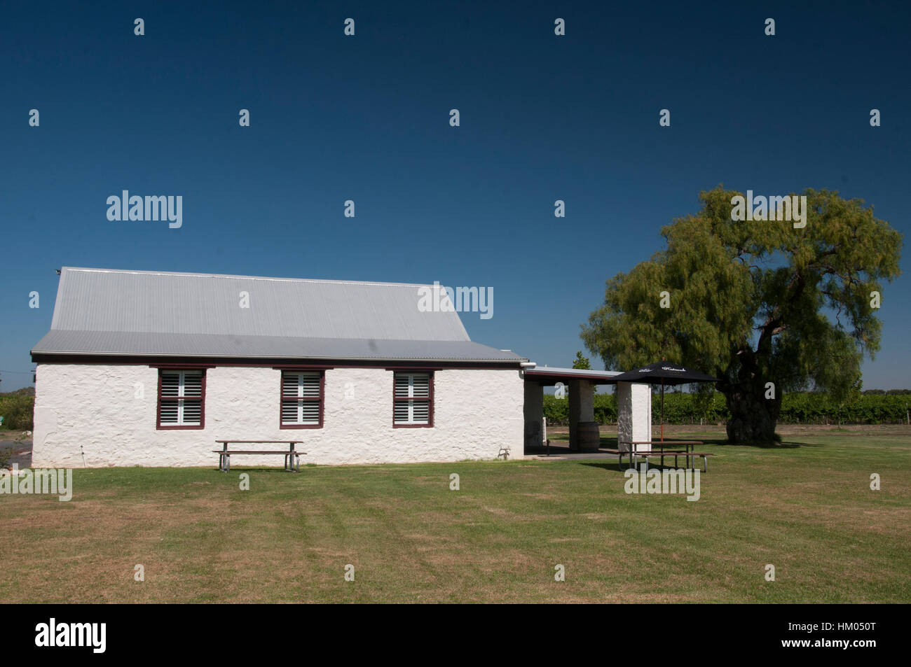 Historic 19th century cellar door building on Katnook Estate