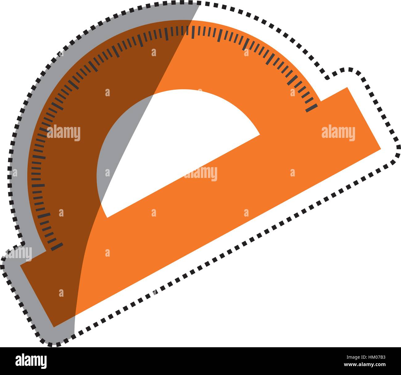 Protractor angle meter icon vector illustration graphic design Stock ...