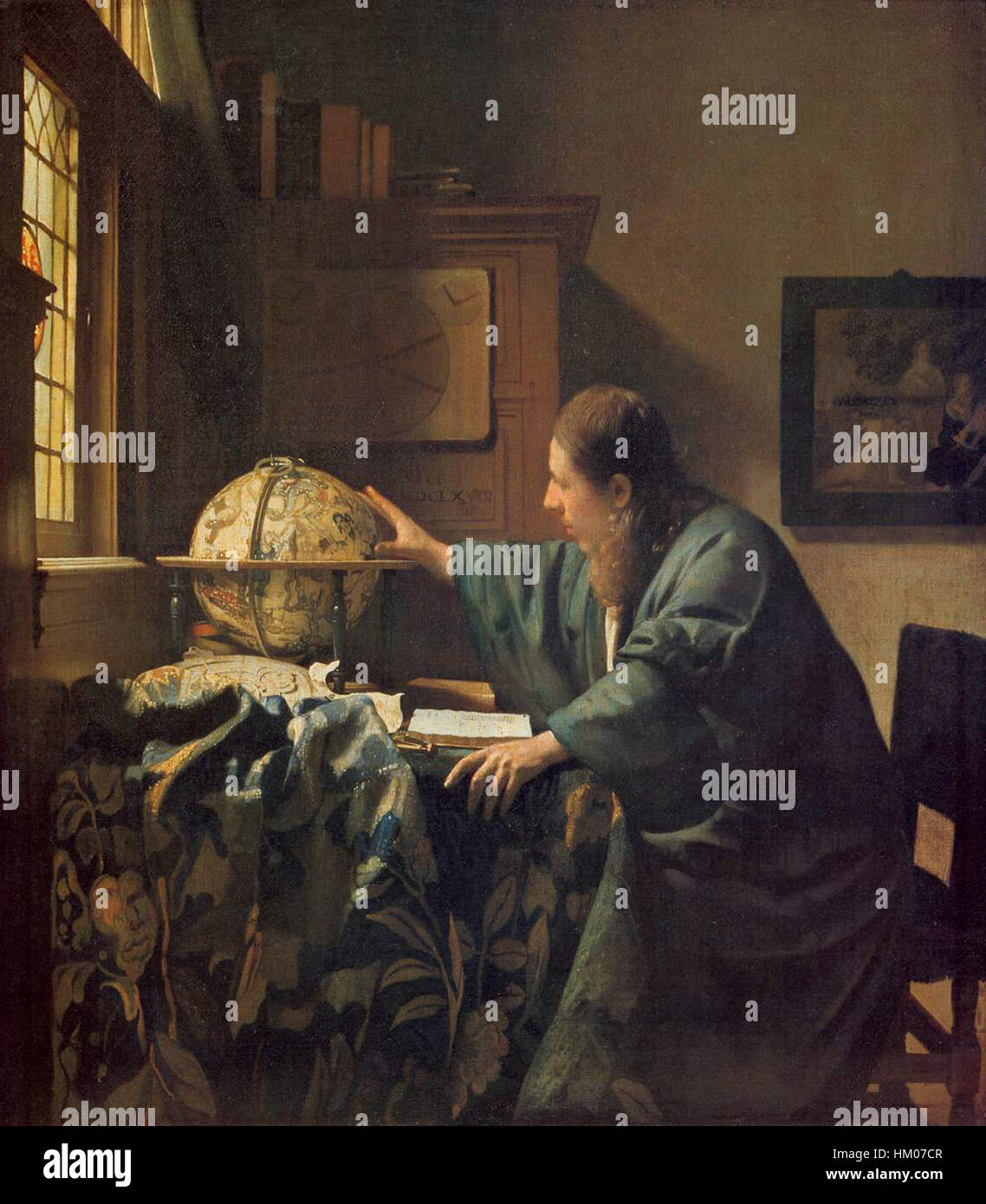 Johannes Vermeer's 'The Astronomer' is a renowned 17th-century oil ...
