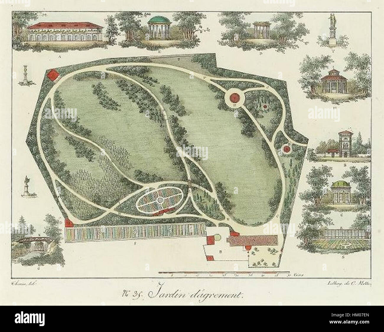 18th century landscape garden hi-res stock photography and images - Alamy