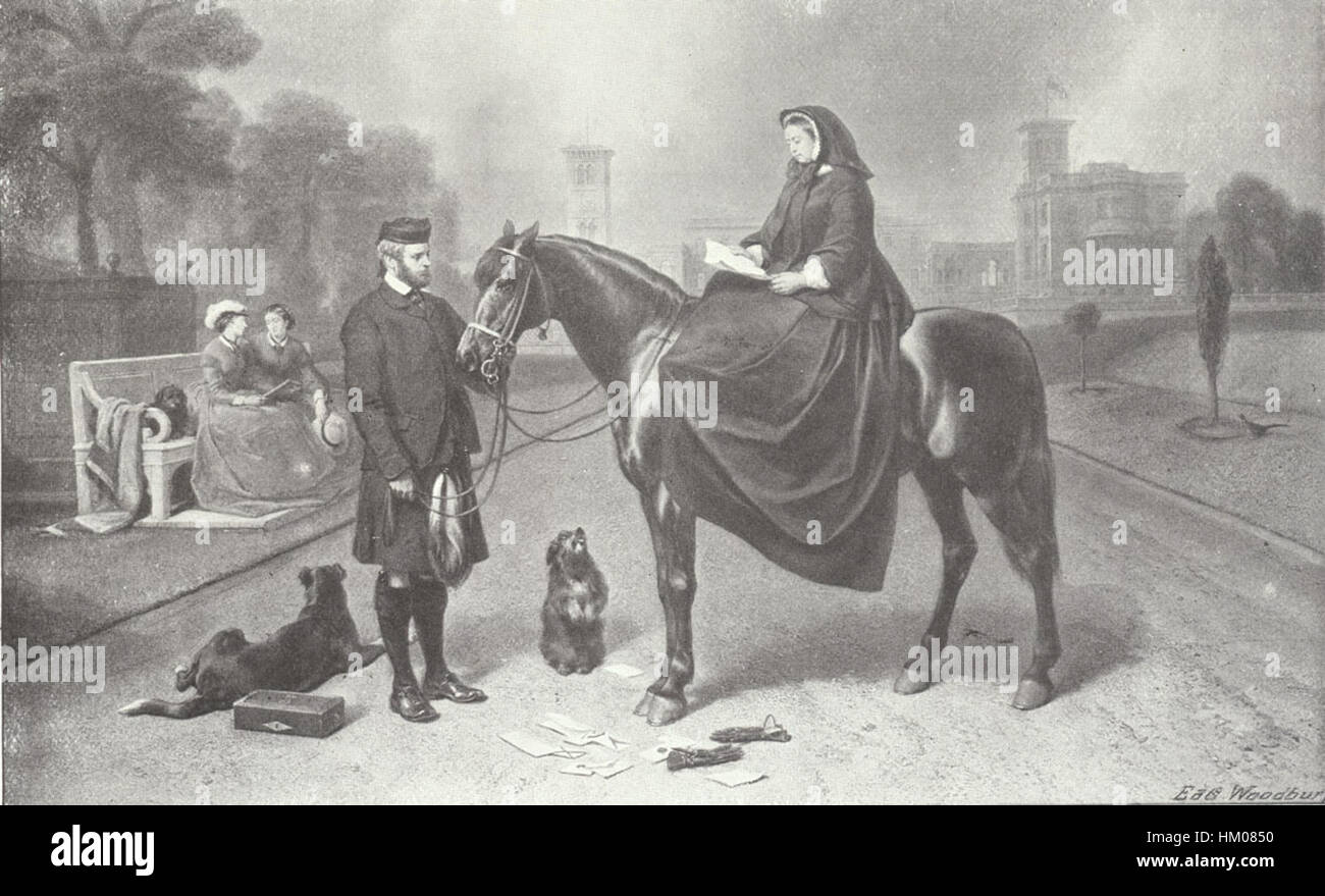 John Brown and Queen Victoria Stock Photo Alamy