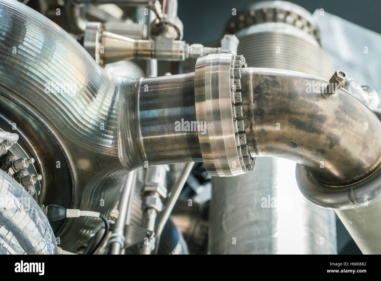 Closeup of space engine Stock Photo - Alamy