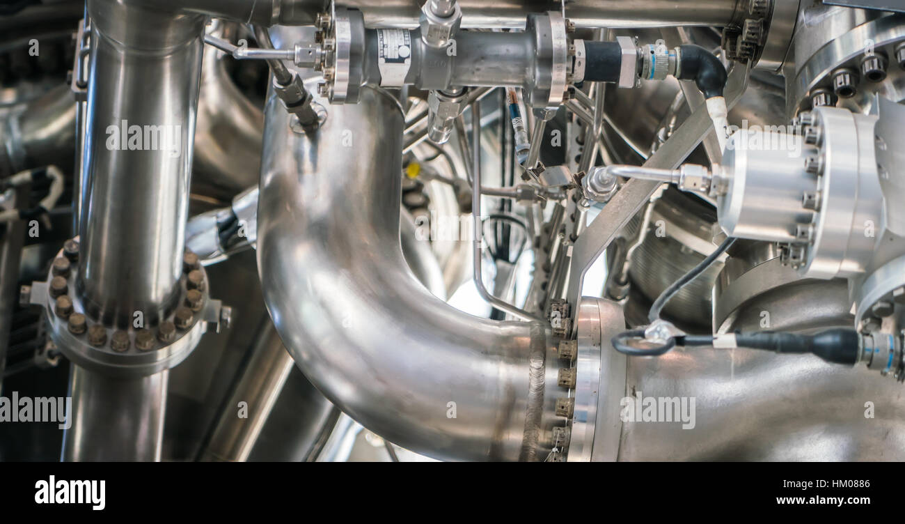 Closeup of space engine Stock Photo - Alamy