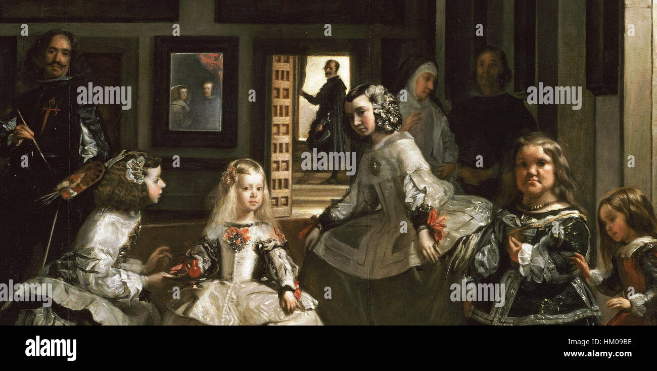 ほかの方発送×Velázquez【Las Meninas】複製画 File:Las Meninas, by Diego Velázquez, from Prado in Google