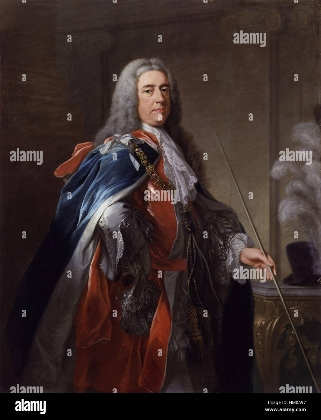 Charles Fitzroy, 2nd Duke of Grafton by William Hoare Stock Photo Alamy