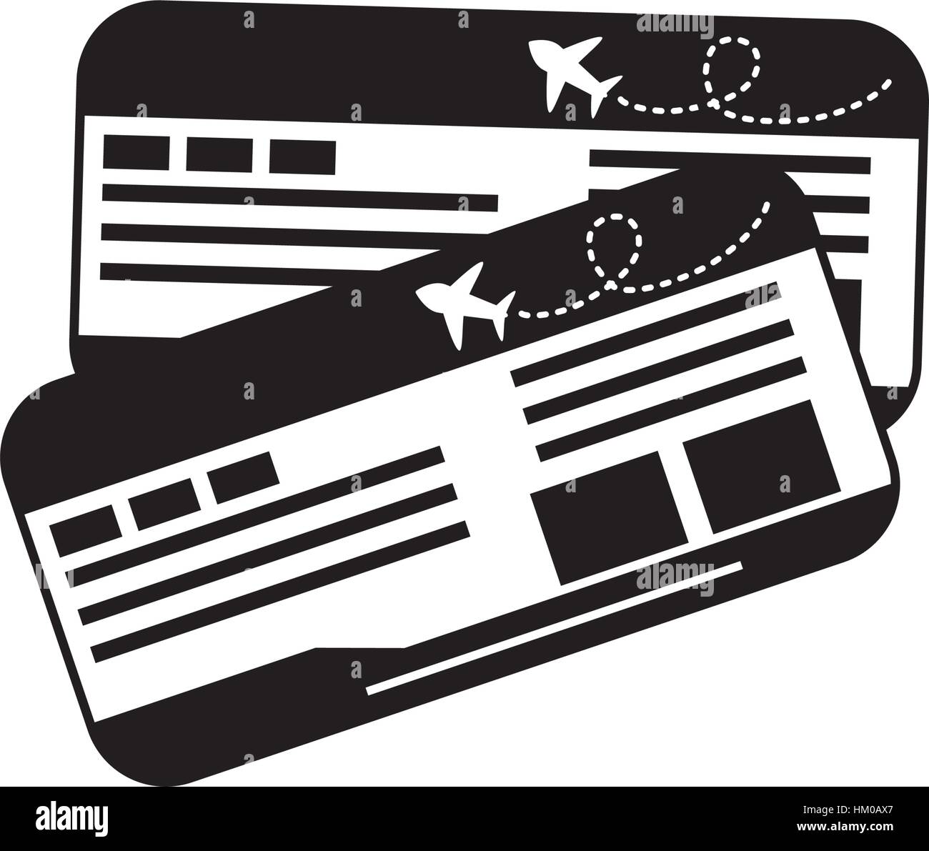 Flight ticket isolated icon vector illustration graphic design Stock ...