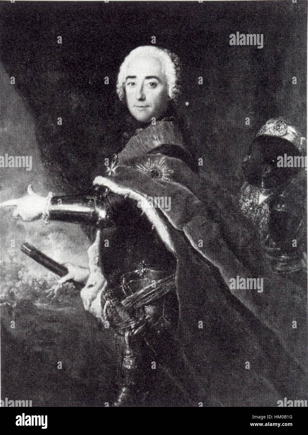 Karl Friedrich Albrecht von Brandenburg-Schwedt portrait Stock Photo