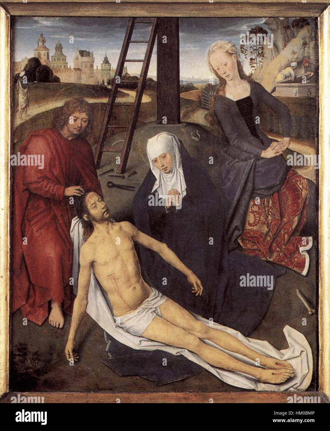 Hans Memling - Triptych of Adriaan Reins (central panel) - WGA14904 Stock Photo