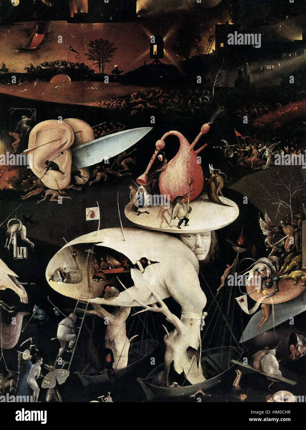 Hieronymus Bosch - Triptych of Garden of Earthly Delights (detail ...
