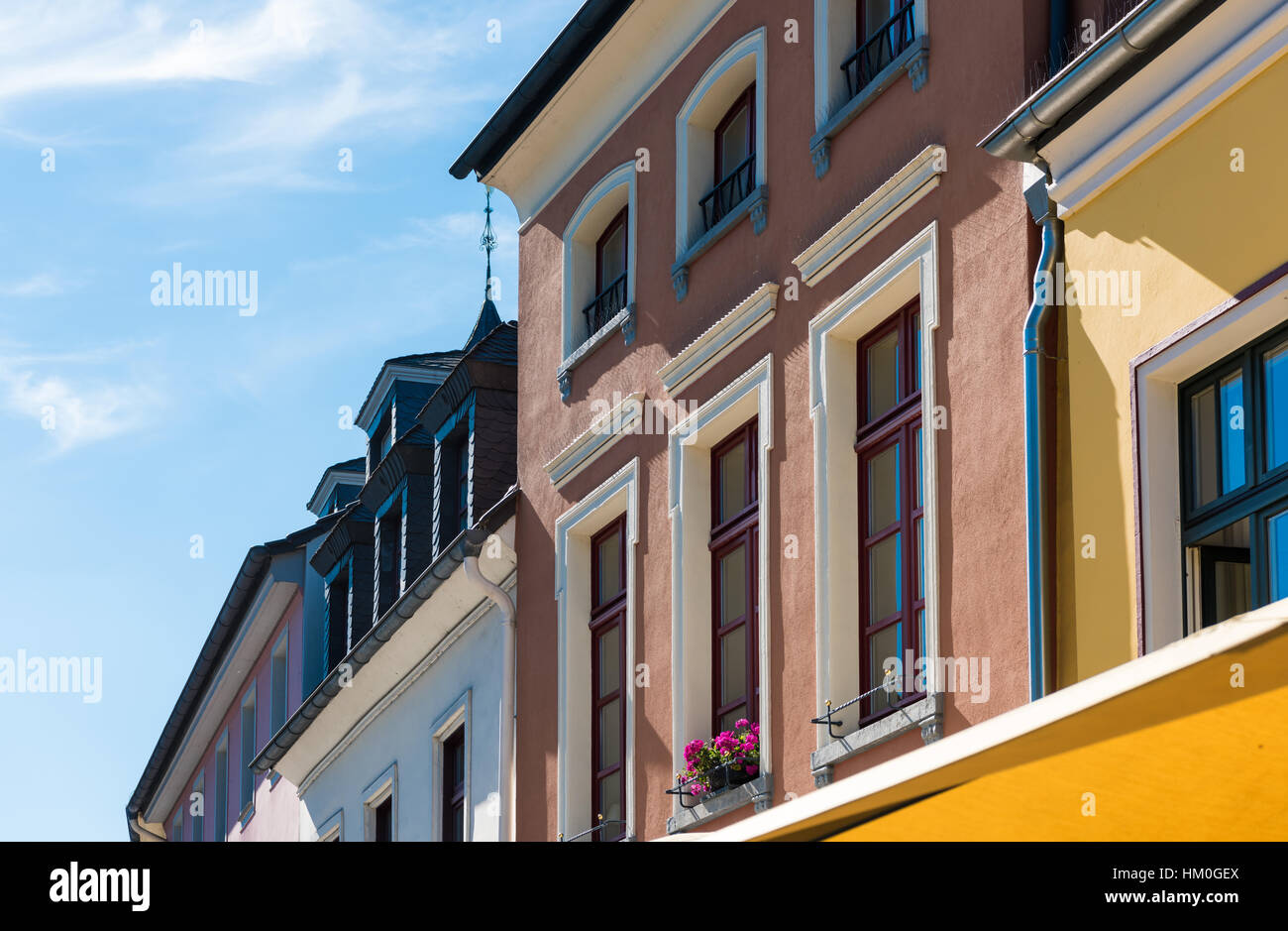 XANTEN, GERMANY SEPTEMBER 07, 2016 Many houses around the market