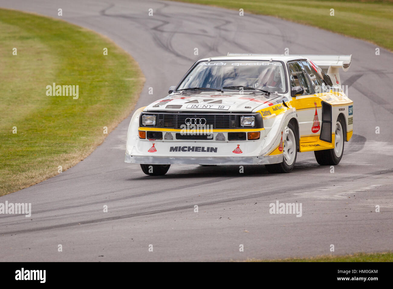Audi Quattro racing car at Goodwood Festival of Speed 2014 Stock Photo