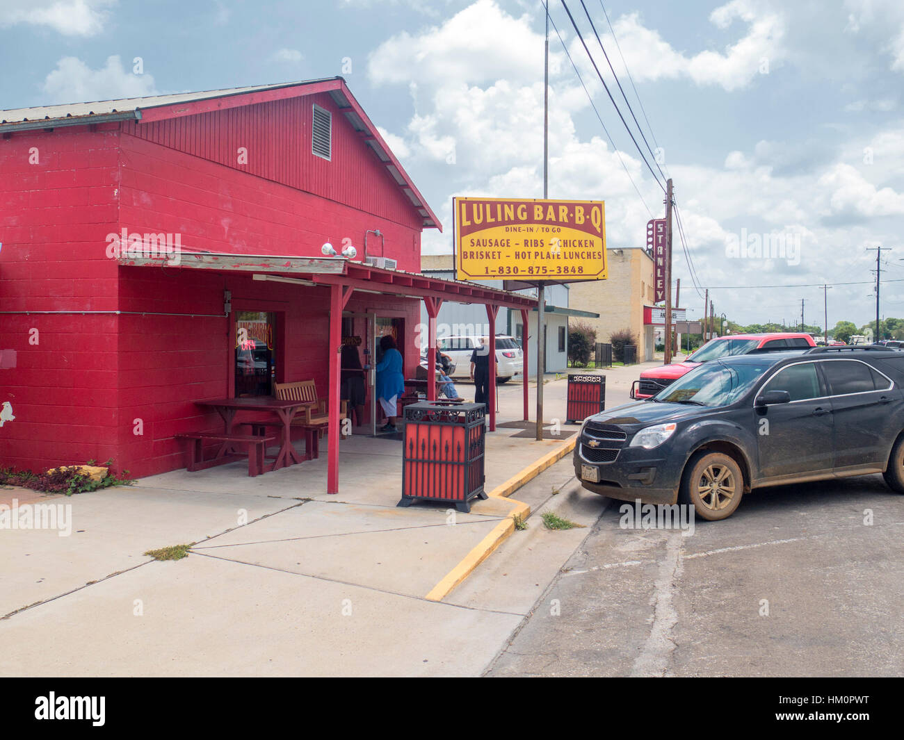 Luling Bar B Q Stock Photo