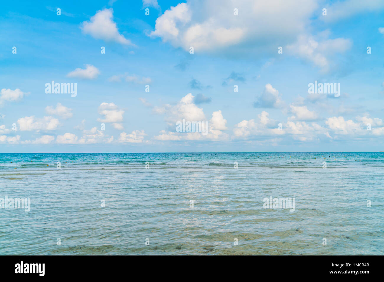 Beautiful Blue sea and sky Stock Photo - Alamy