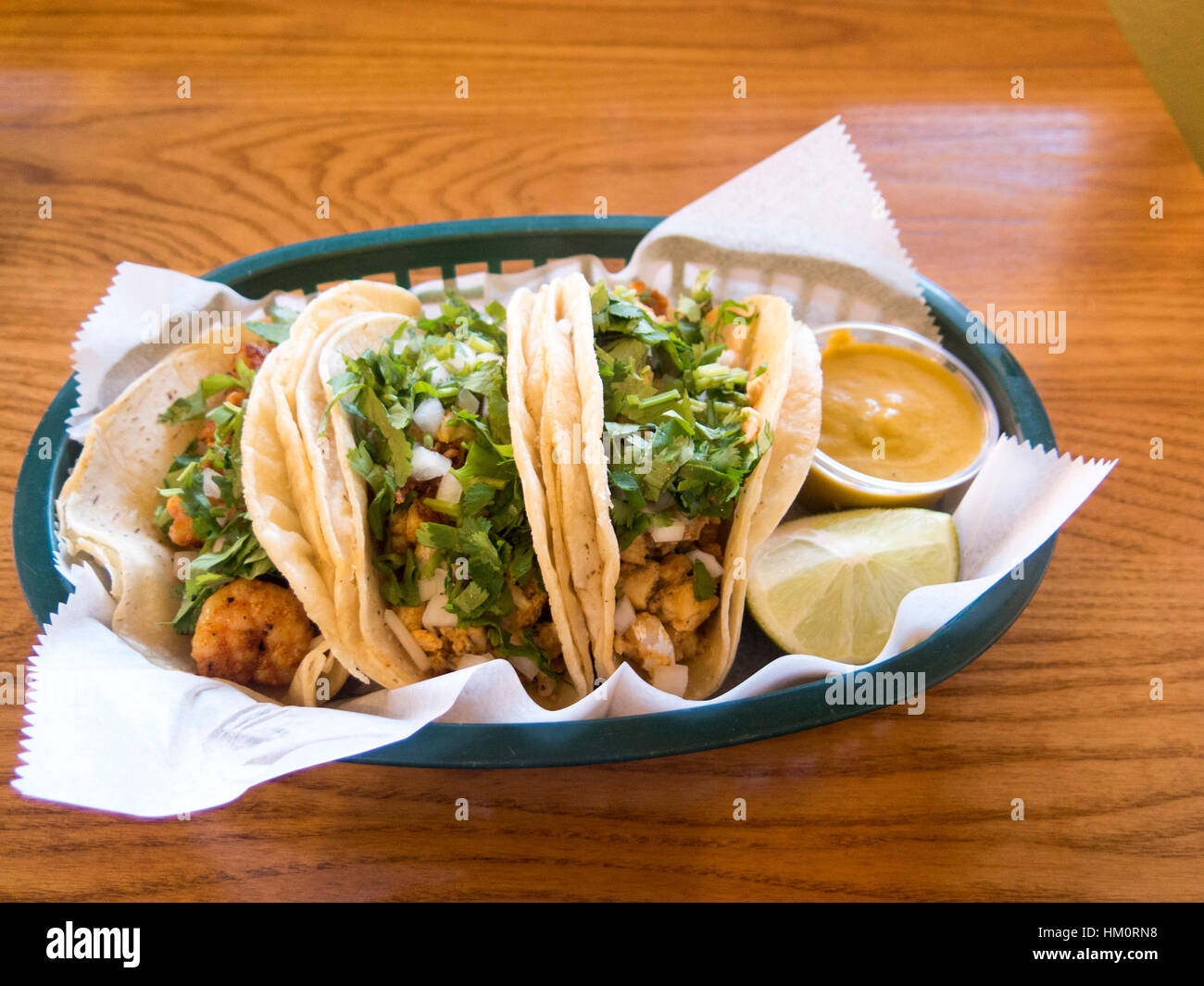 Fish Tacos Stock Photo