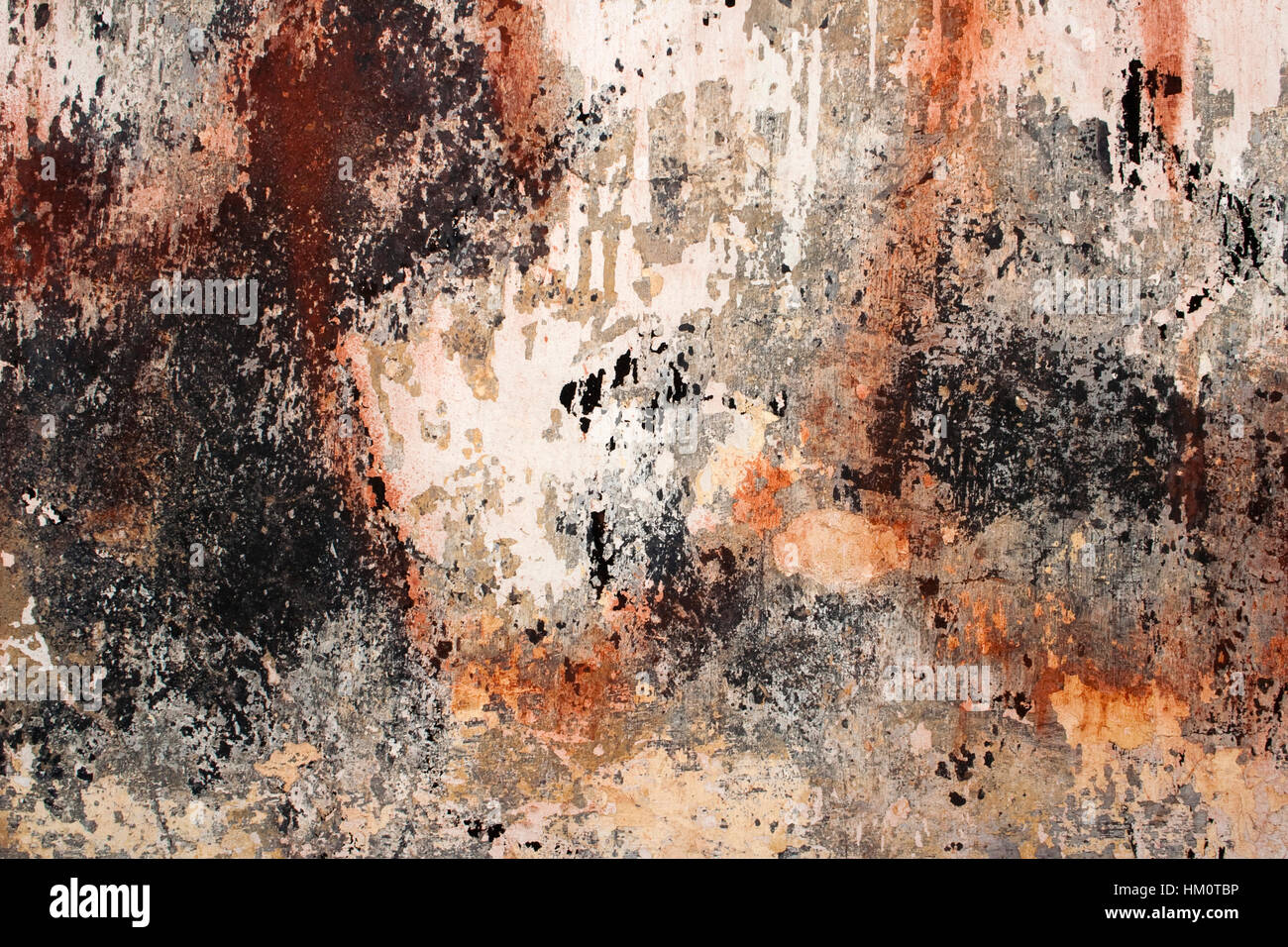 Textures and colours of peeling paint on cement Stock Photo Alamy