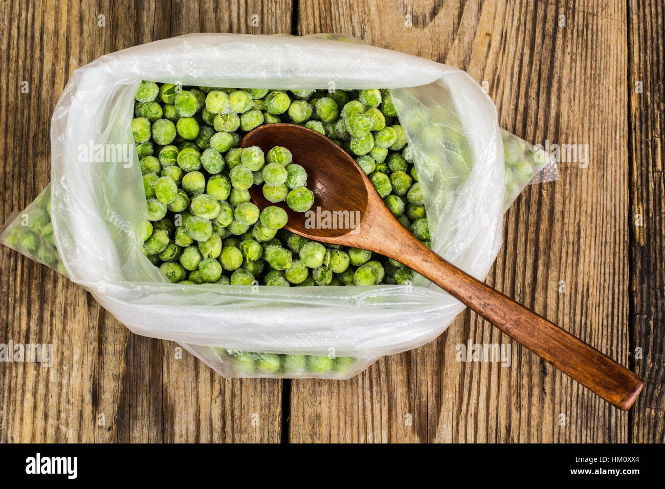 Frozen vegetables in plastic bags Stock Photo Alamy