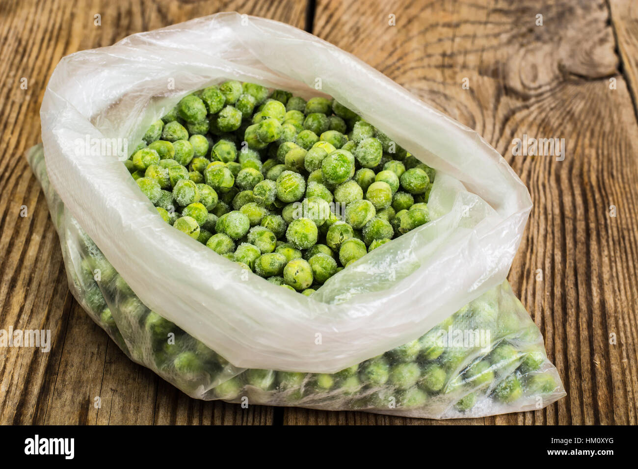 Frozen vegetables in plastic bags Stock Photo Alamy