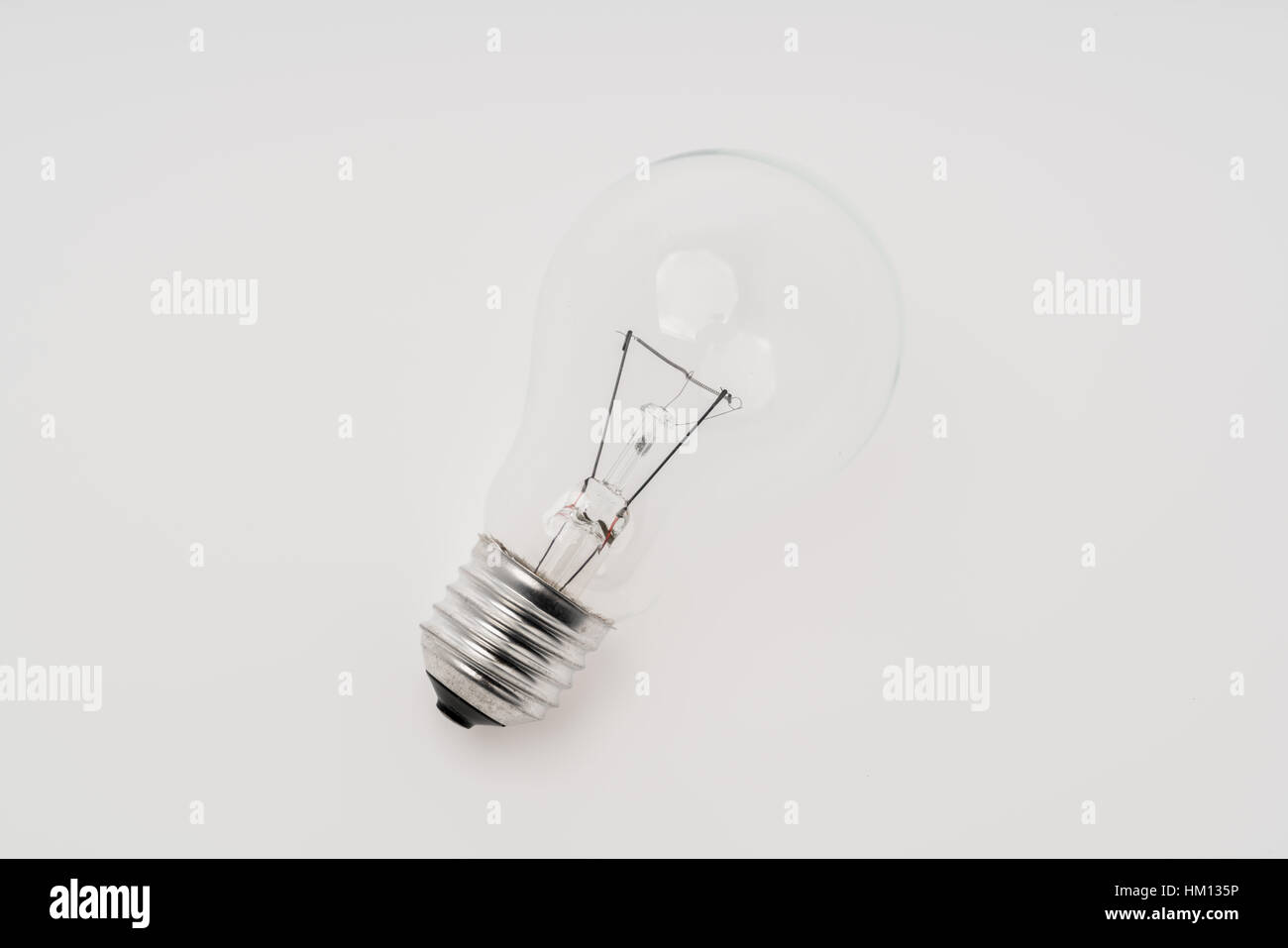 Light Bulb isolated on white background Stock Photo - Alamy