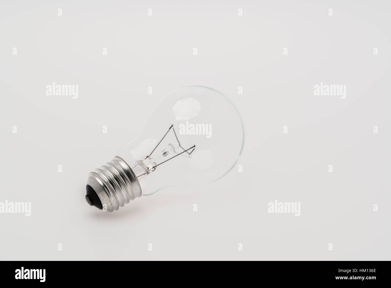 Light Bulb isolated on white background Stock Photo - Alamy