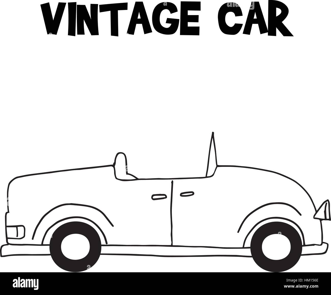 Transportation of vintage car vector Stock Vector Image & Art - Alamy