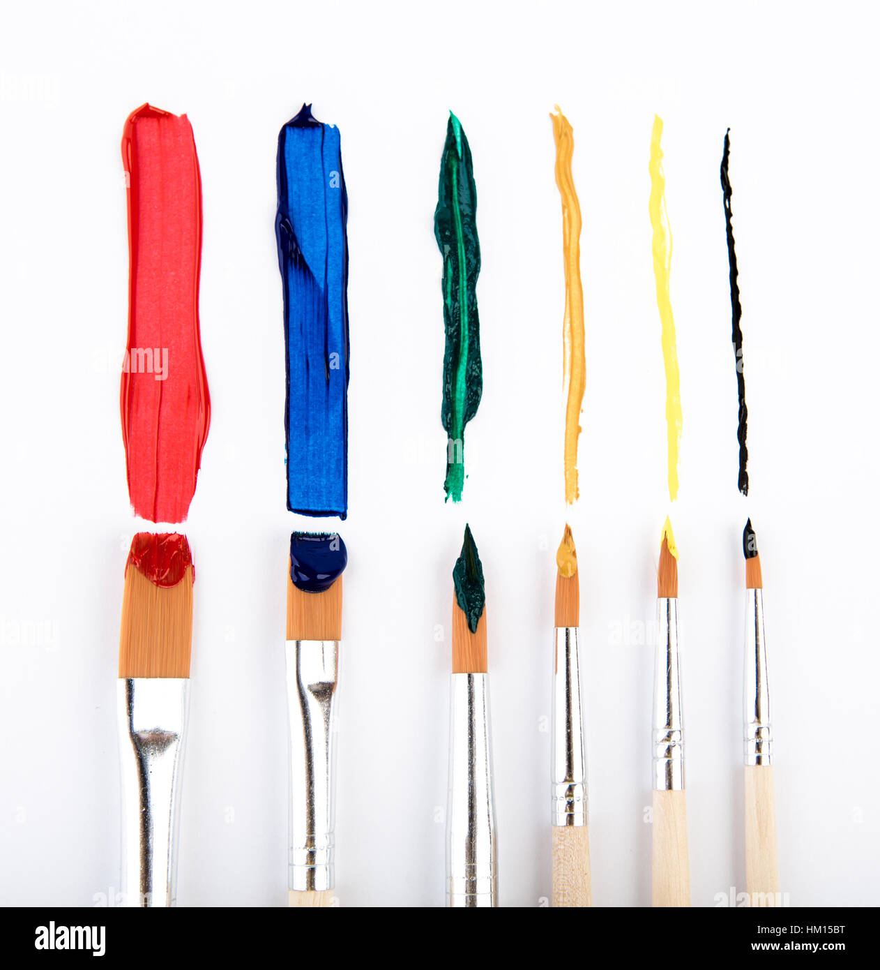 Paint brush and paint Stock Photo Alamy