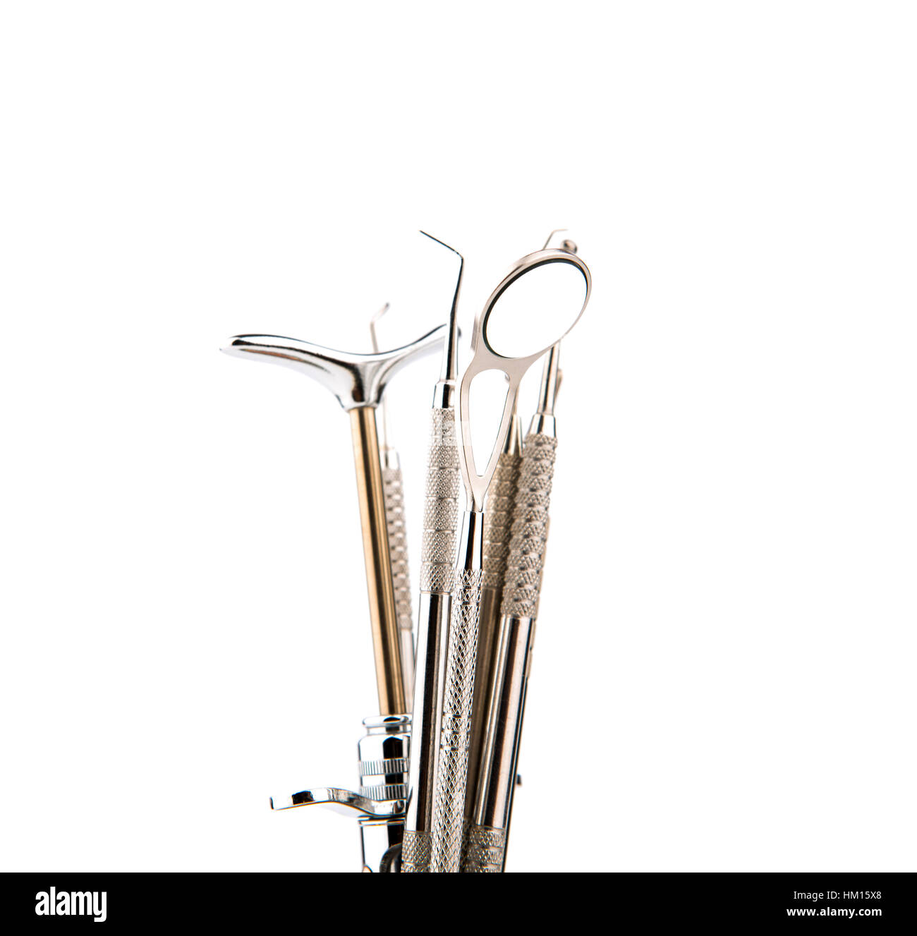 Dental tools and equipment. Over white background Stock Photo Alamy
