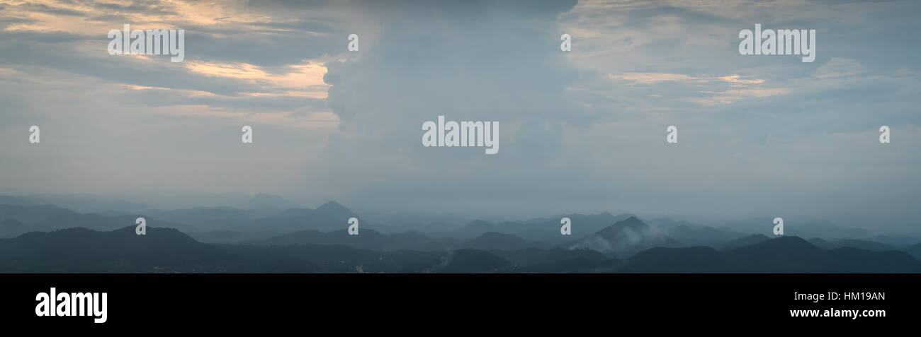 Beautiful sunset the mountains landscape Stock Photo - Alamy