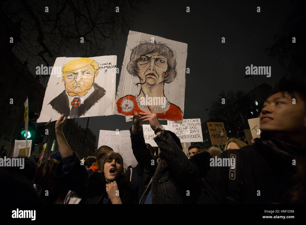 Rally placards signs students hi-res stock photography and images - Alamy