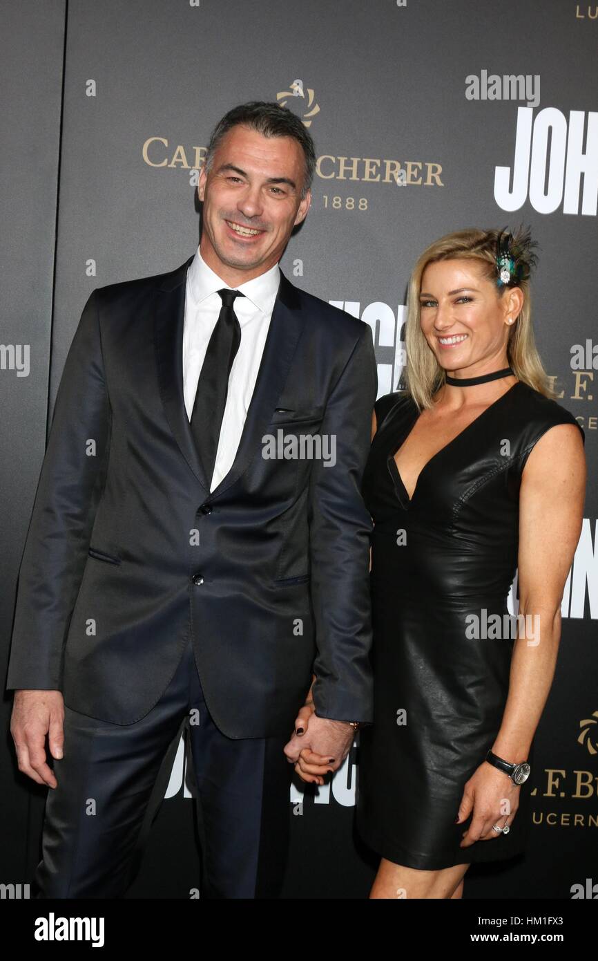 Los Angeles, CA, USA. 30th Jan, 2017. Chad Stahelski, Heidi Moneymaker at arrivals for JOHN WICK: CHAPTER TWO Premiere, Arclight Hollywood, Los Angeles, CA January 30, 2017. Credit: Priscilla Grant/Everett Collection/Alamy Live News Stock Photo
