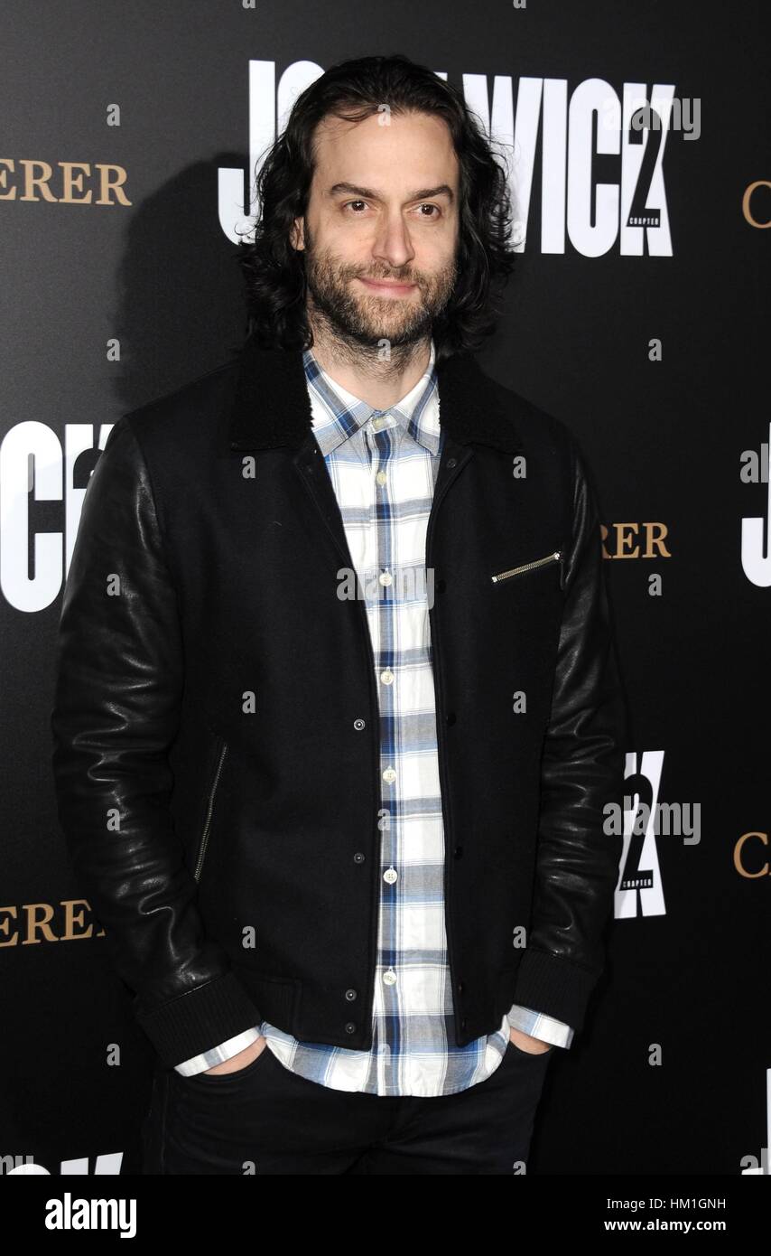 Chris D'Elia at arrivals for JOHN WICK: CHAPTER TWO Premiere, Arclight Hollywood, Los Angeles, CA January 30, 2017. Photo By: Dee Cercone/Everett Collection Stock Photo