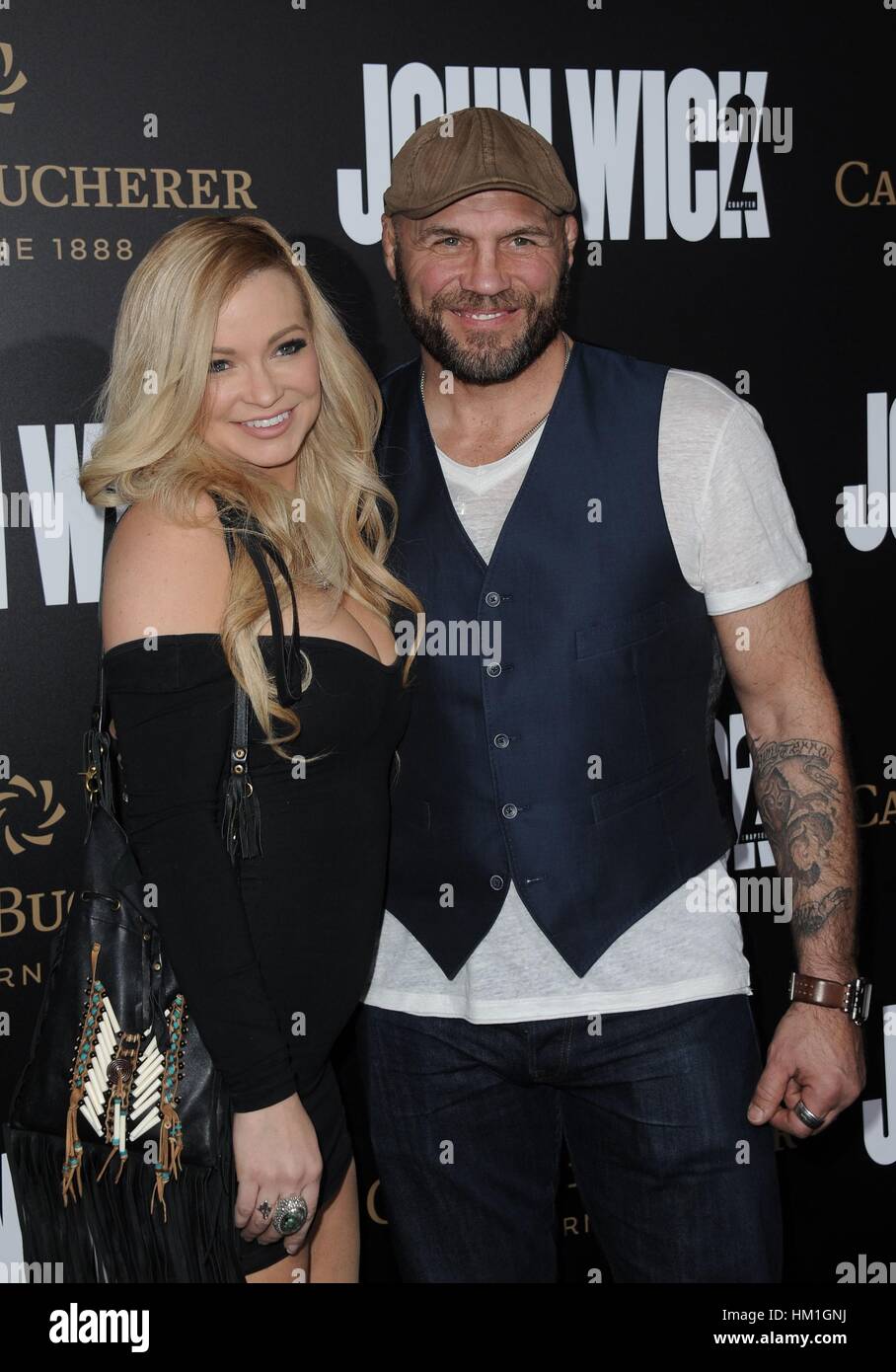 Randy Couture at arrivals for JOHN WICK: CHAPTER TWO Premiere, Arclight Hollywood, Los Angeles, CA January 30, 2017. Photo By: Dee Cercone/Everett Collection Stock Photo