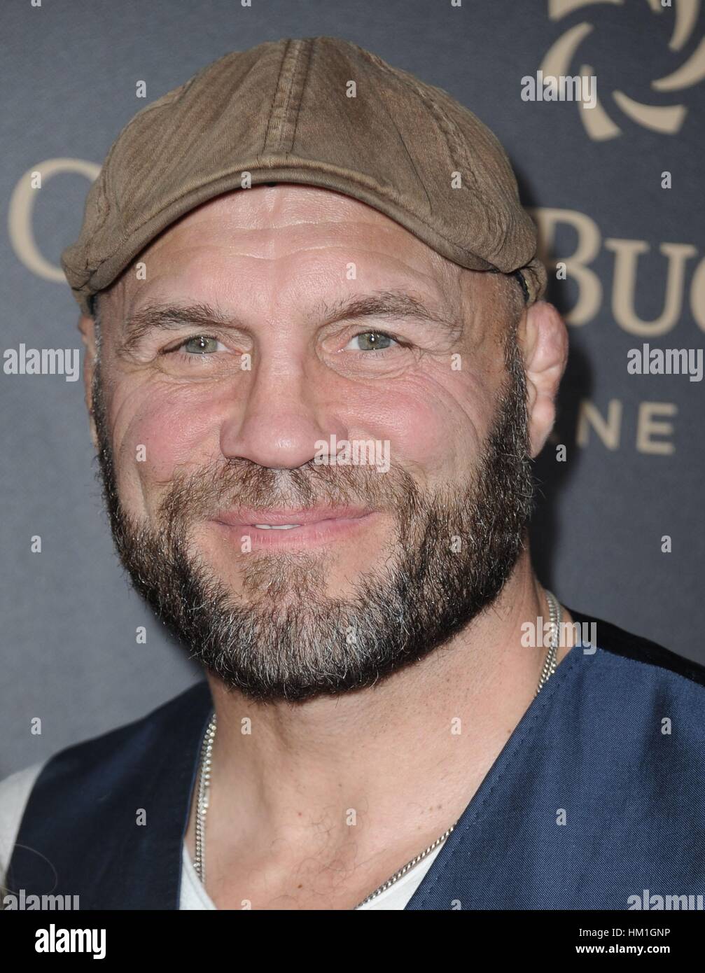 Randy Couture at arrivals for JOHN WICK: CHAPTER TWO Premiere, Arclight Hollywood, Los Angeles, CA January 30, 2017. Photo By: Dee Cercone/Everett Collection Stock Photo