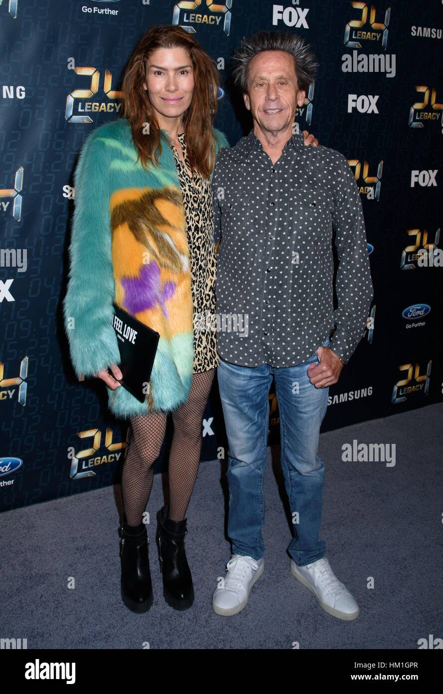 Veronica Smiley, Brian Grazer at arrivals for 24: LEGACY Premiere, Spring Studios, New York, NY January 30, 2017. Photo By: RCF/Everett Collection Stock Photo