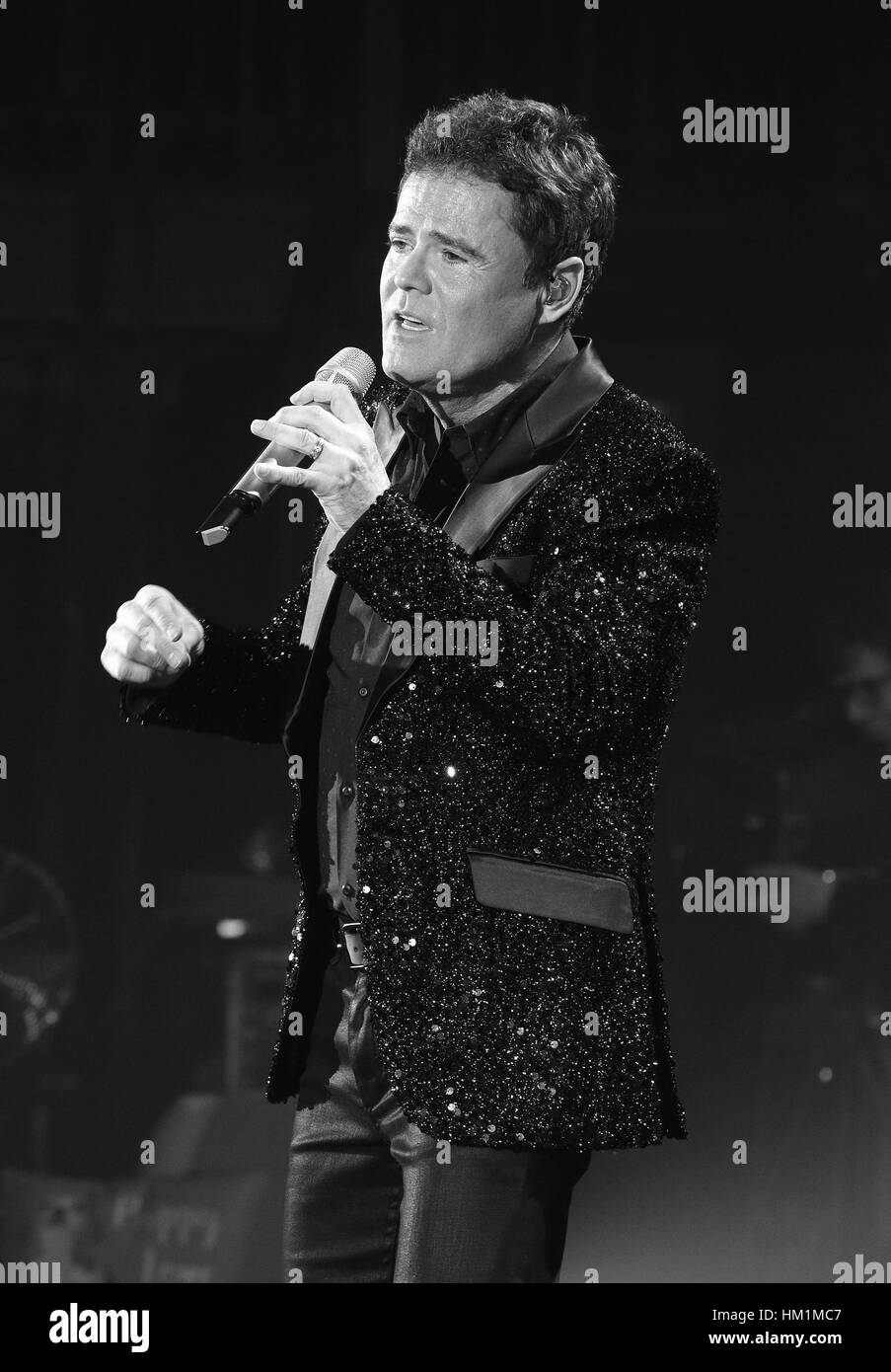 Donny osmond Black and White Stock Photos & Images Alamy