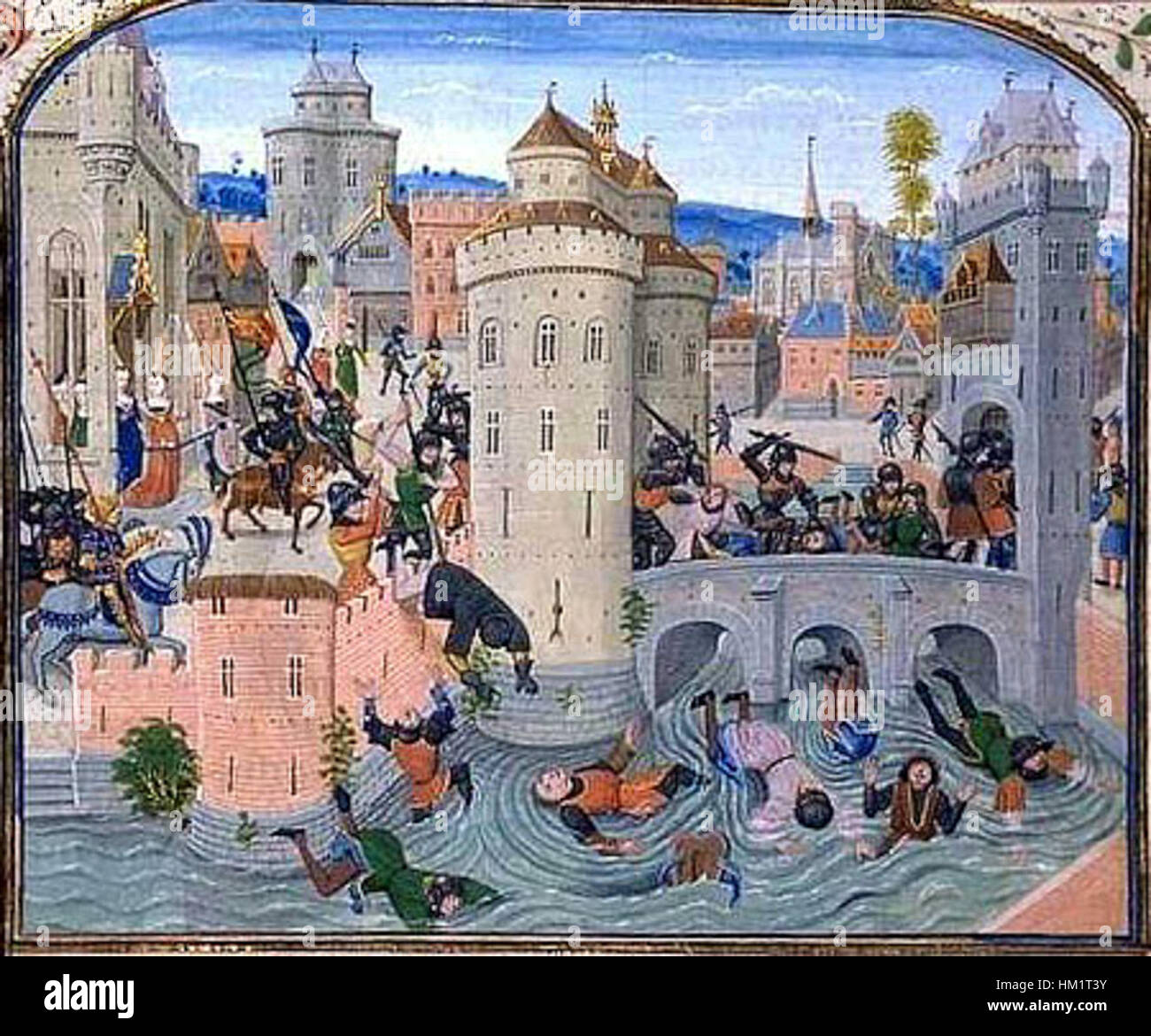 The Jacquerie Meaux painting captures the historic peasant revolt ...